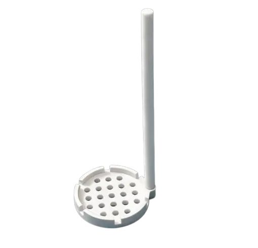 Wafer Dipper 2inch 4inch Horizontal With Handle, featuring a PTFE basket for efficient wafer handling.