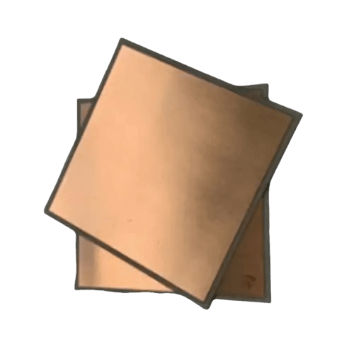 Silicon Nitride Thermal Substrate SiN IGBT Heat Sink with copper cladding stacked on top of each other.