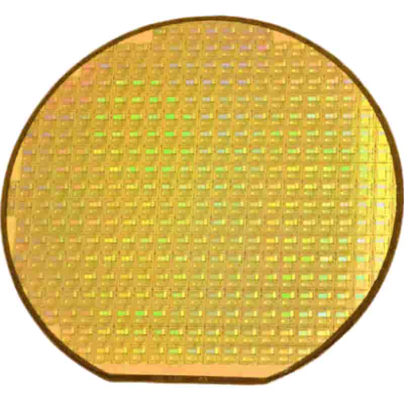 Siliocn Pattern Wafer 6~12 inch Semiconductor Integrated Circuits Substrate with intricate pattern surface.